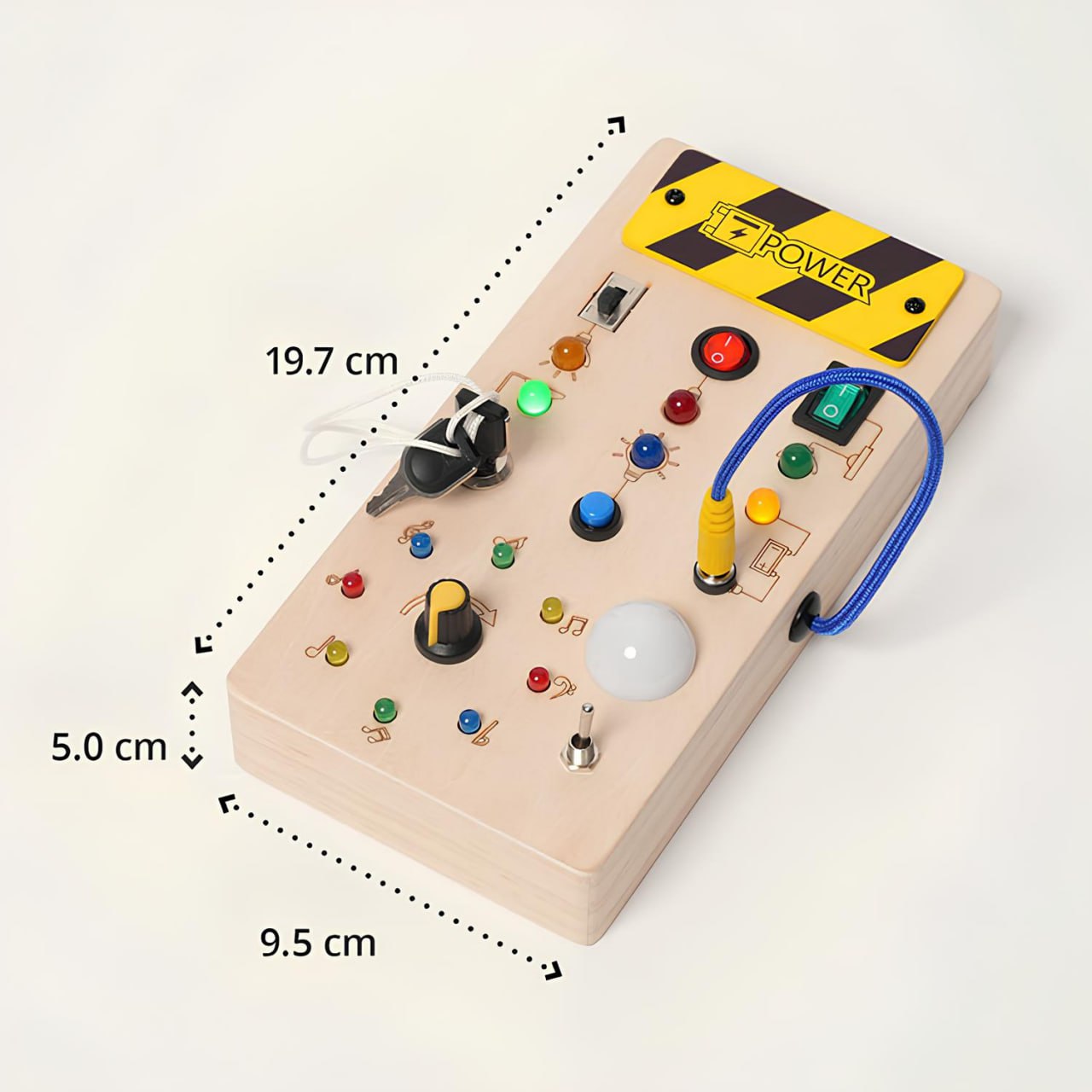 Elvella Wooden Switch Board