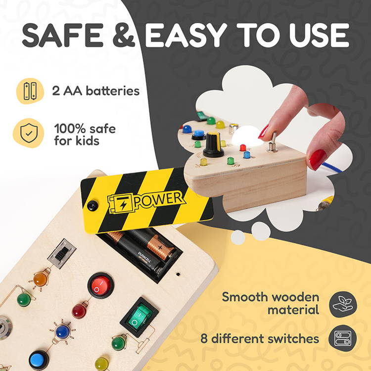 Elvella Wooden Switch Board